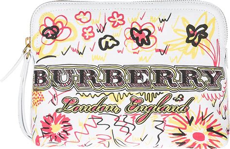 large zip top doodle printed coated canvas burberry|Burberry Women's Large Zip.